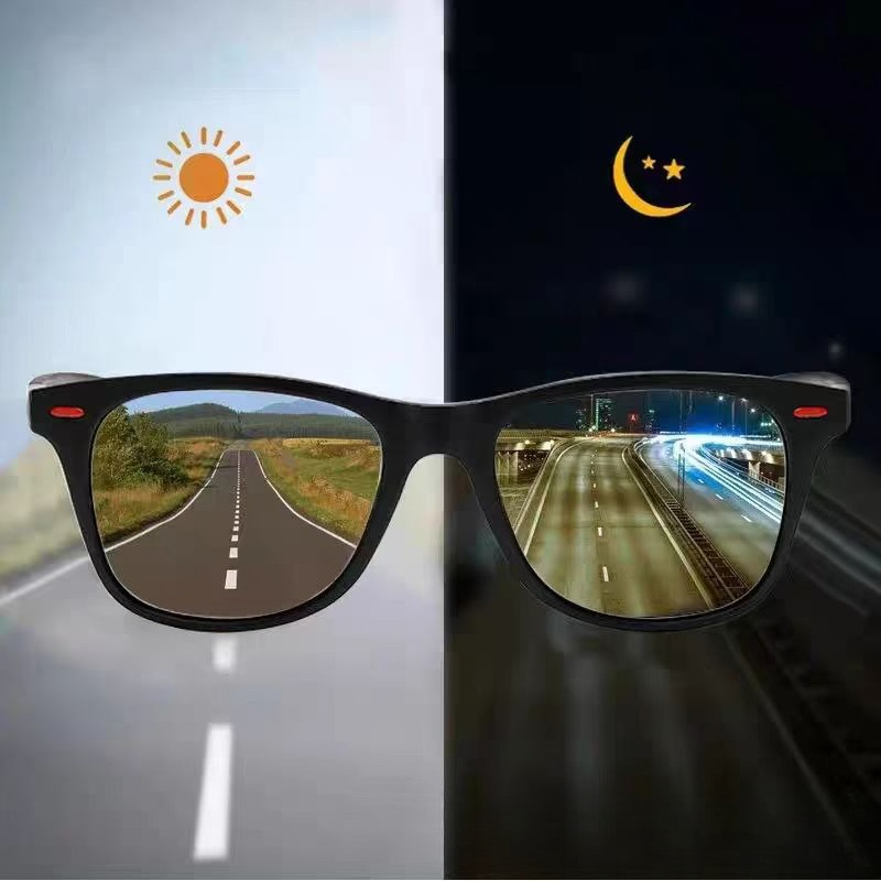Outdoor Sport Day - Nachtsichtbrille mit PC-Rahmen, Polarisierte Sonnenbrille für