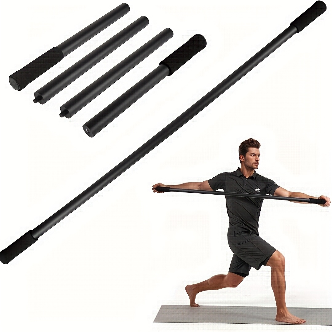 Outdoor Sport Bar - Abnehmbarer Yoga-Stab mit Verstellbarer Länge Pilates